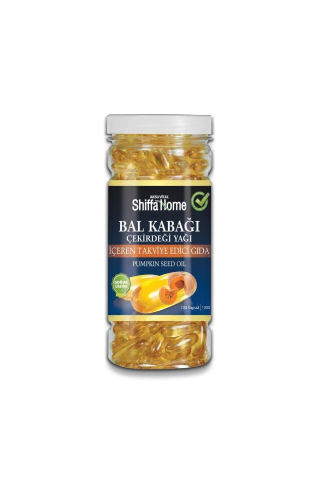 Aksuvital Kabak Çekirdeği Yağı 100 Softjel X 3 Adet