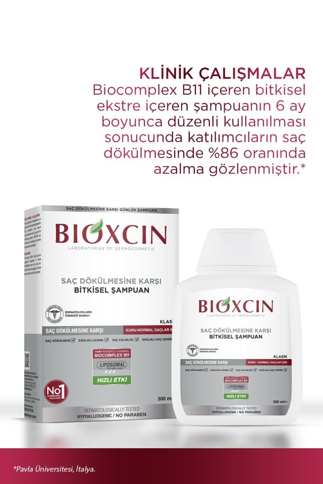 Bioxcin-Genesis Kuru Ve Normal Saçlar İçin Şampuan 3 X 300 ml