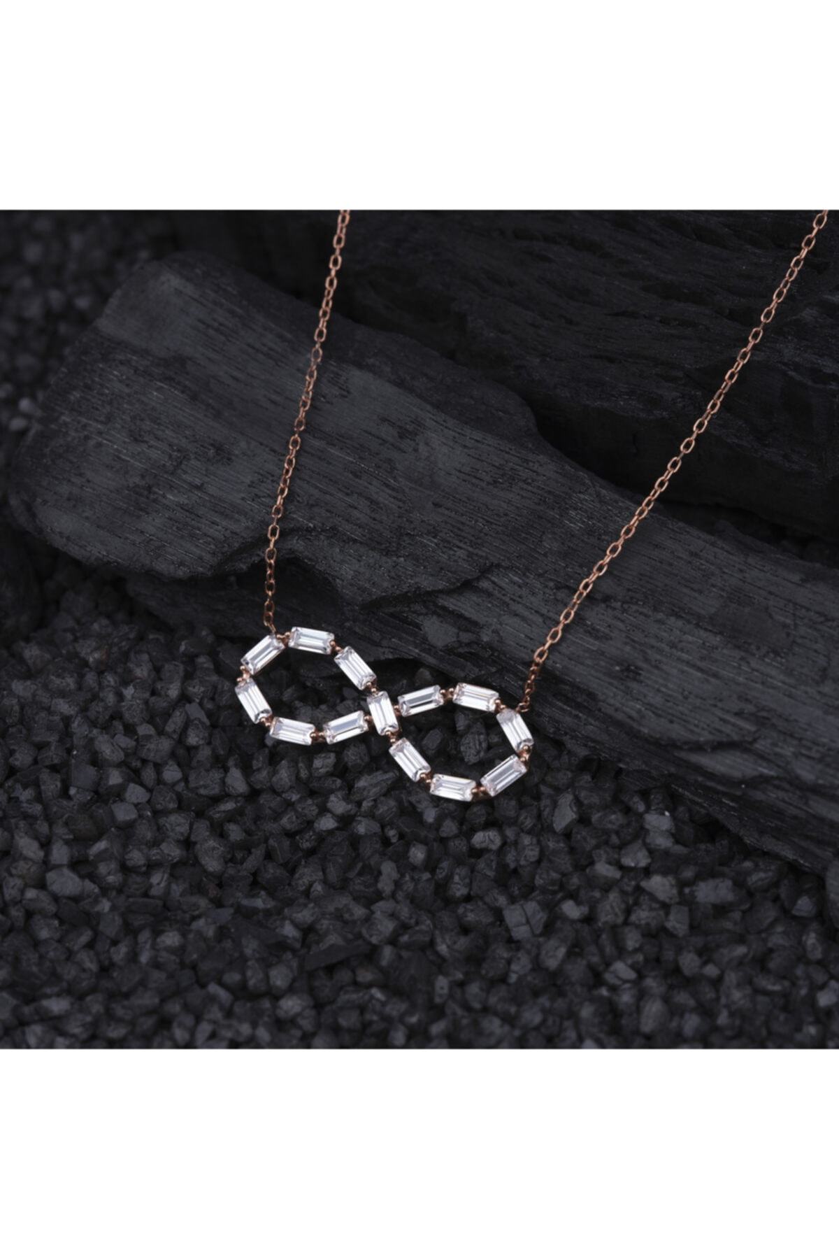 Infinity Silver Women's Necklace Model