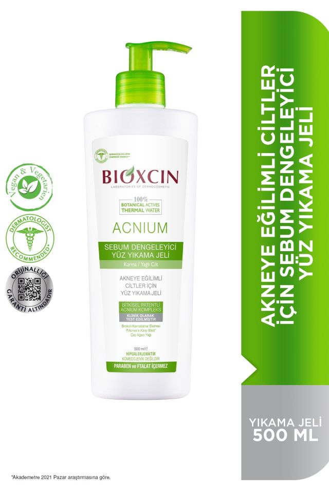 Acnium Sebum Balancing Face Wash Gel 500ml