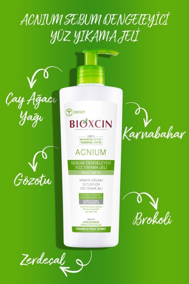 Acnium Sebum Balancing Face Wash Gel 500ml