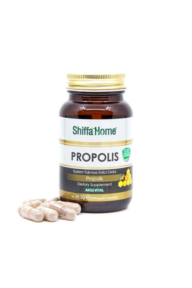 (AKSUVİTAL) Propolis 470 Mg 60 Kapsül X 3 Adet