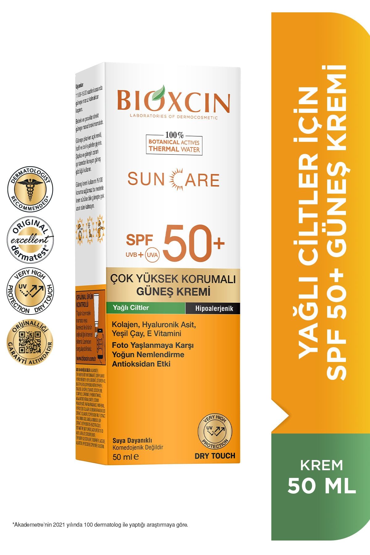 Sun Care Çok Yüksek Korumalı Yağlı Ciltler İçin Güneş Kremi Spf 50+