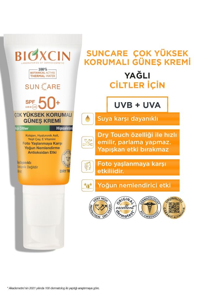 Sun Care Çok Yüksek Korumalı Yağlı Ciltler İçin Güneş Kremi Spf 50+
