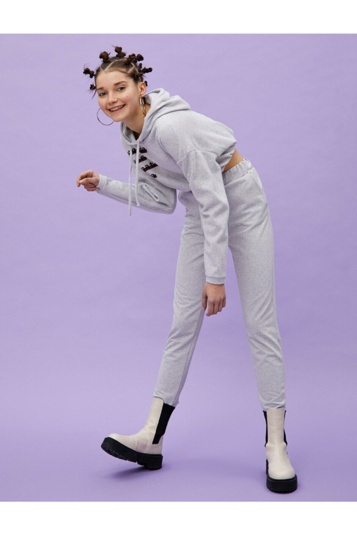 Women s Gray Jogger Sweatpants