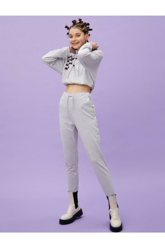 Women's Gray Jogger Sweatpants