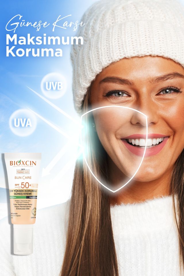 Sun Care Very High Protection Tinted Sunscreen for Oily Skin Tinted Spf 50+ 50 Ml