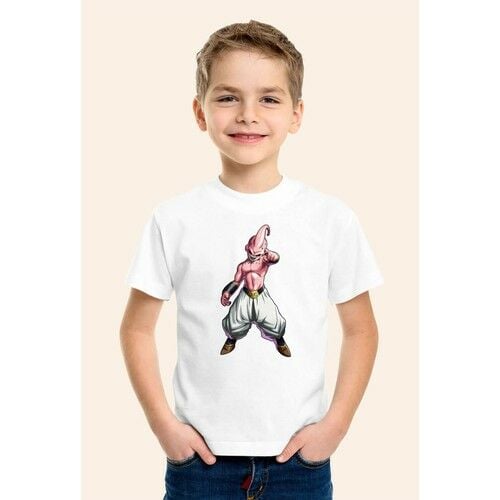 Dragon Ball Baskılı Beyaz Çocuk T-Shirt
