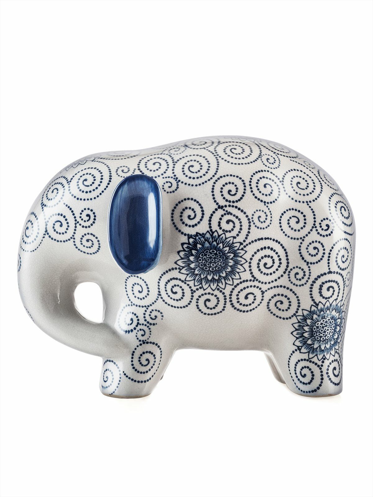 Elephant Poselen Decorative Object L