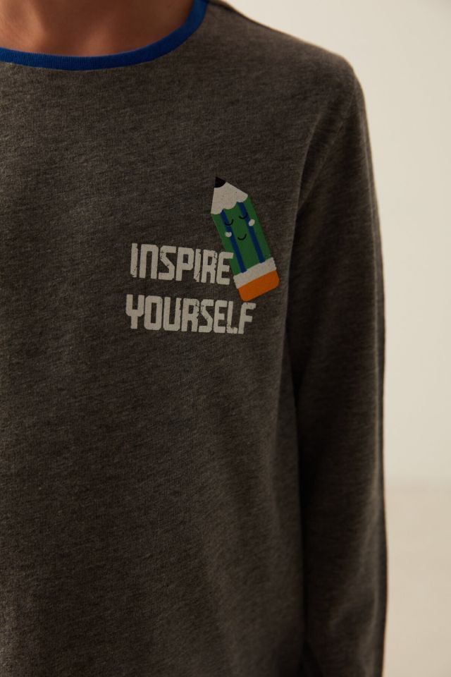 Çok Renkli Boys Pencil 2li Pijama Takımı