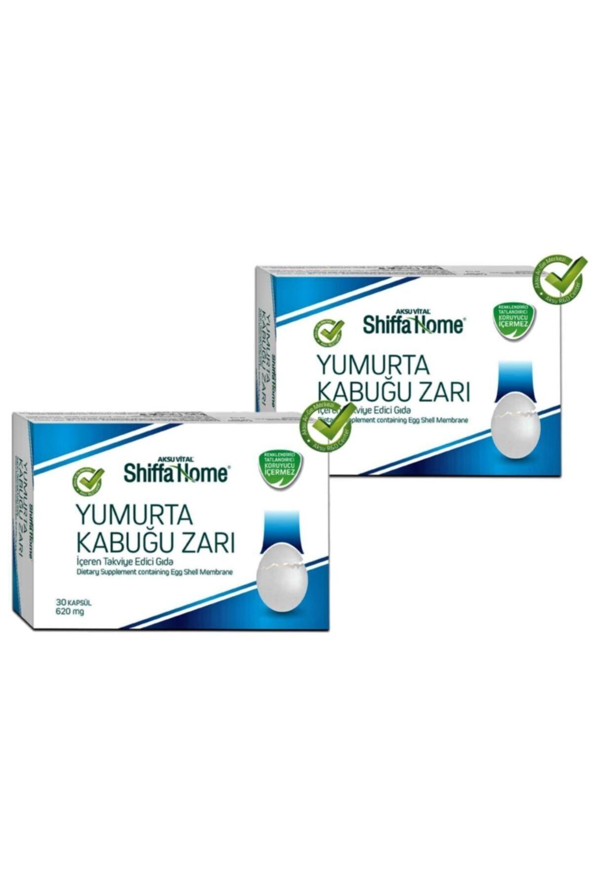 Shiffa Home Yumurta Kabuğu Zarı 620mg 30 Kapsül