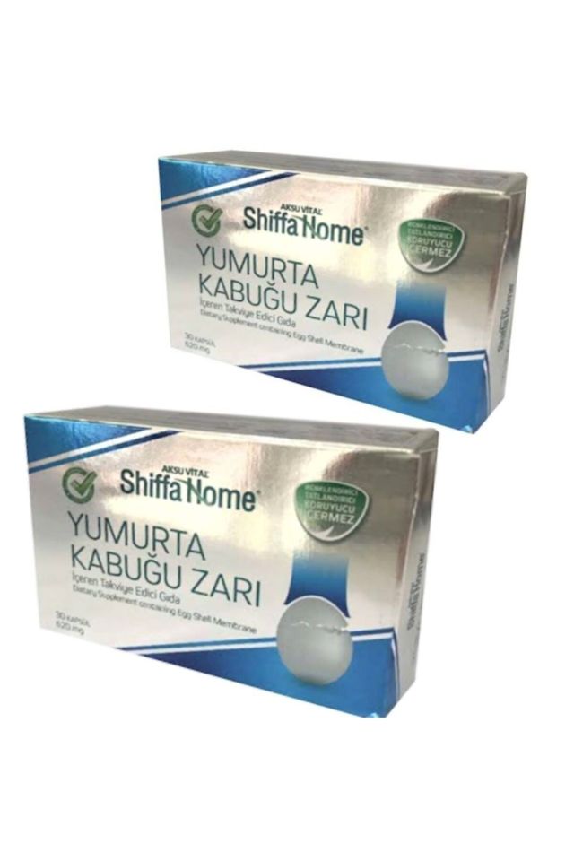 Shiffa Home Yumurta Kabuğu Zarı 620mg 30 Kapsül
