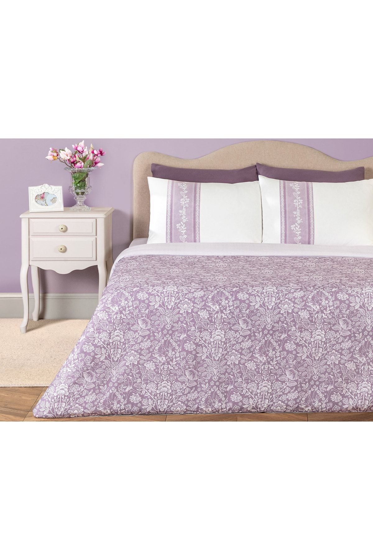 Florent Double Ranforce Printed Duvet Cover Set