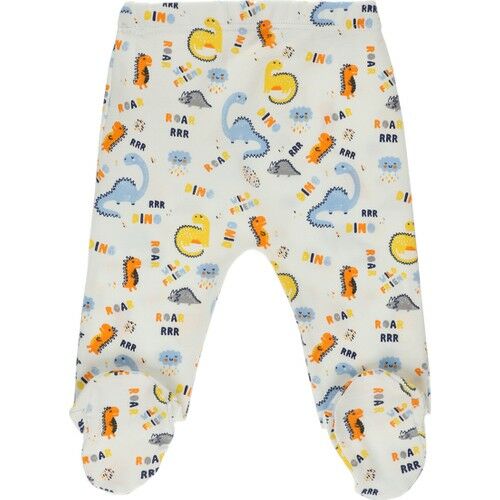 Newborn Dino Printed Double Pajamas Set