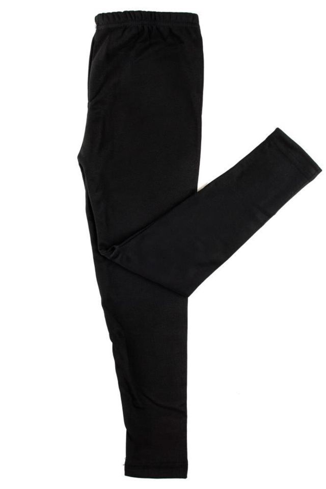 Unisex Çocuk Siyah Termal Alt Üst Takım