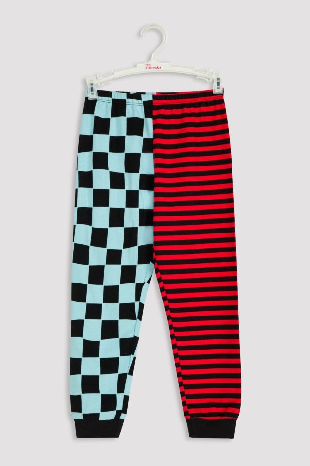 Siyah Erkek Çocuk B. Check Pijama Takımı