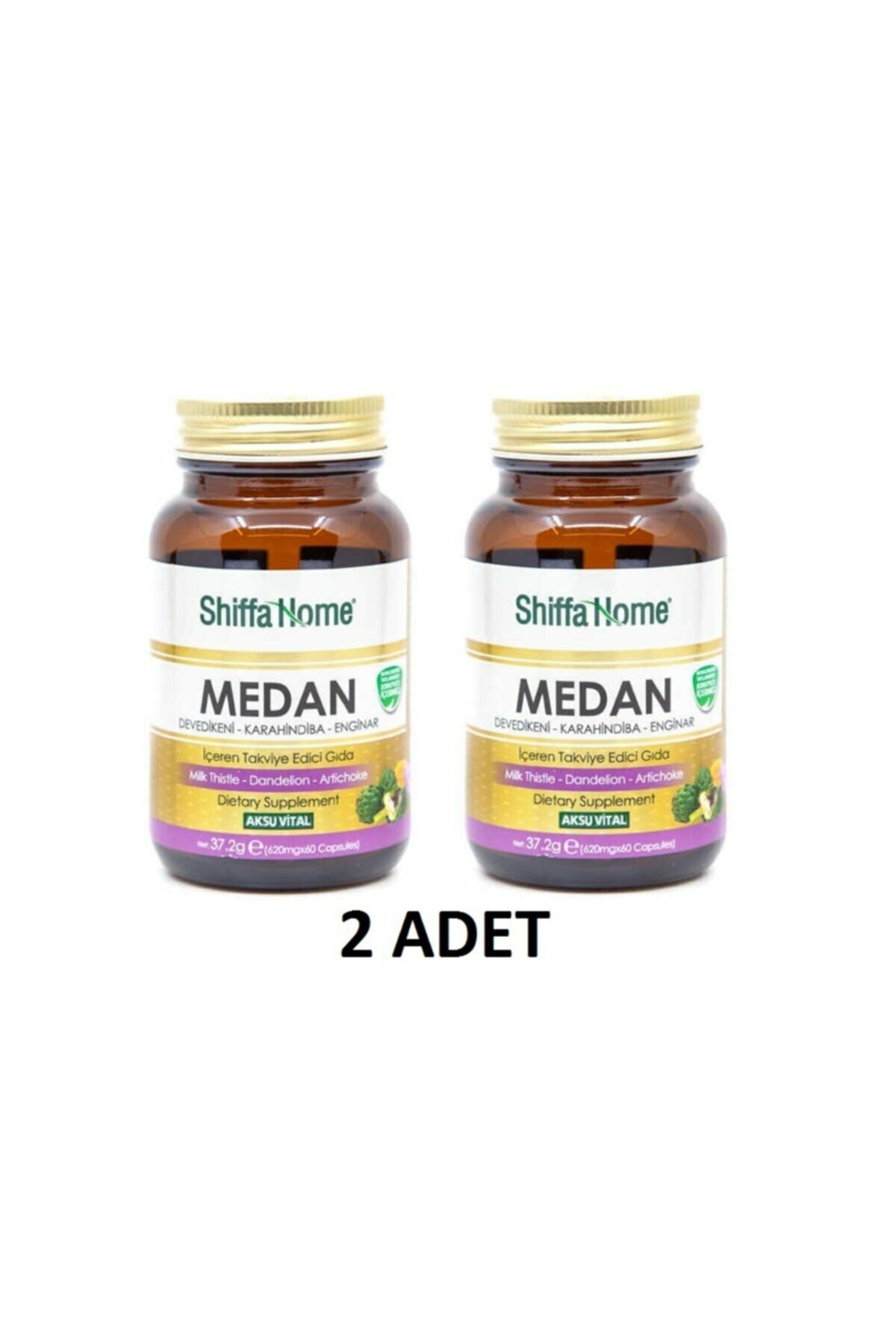2 Adet Aksuvital Medan (deve Dikeni-enginar) 60 x 2