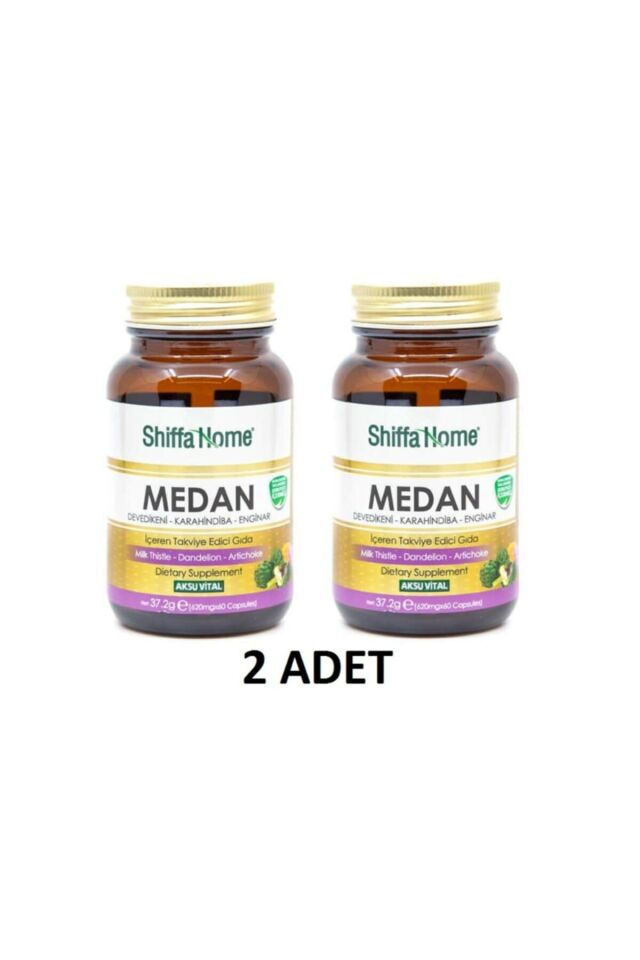 2 Adet Aksuvital Medan (deve Dikeni-enginar) 60 x 2