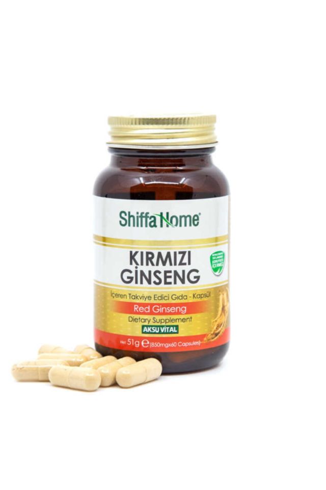 2 Adet Aksu Vital Kırmızı Ginseng 60*2=120 Kapsül