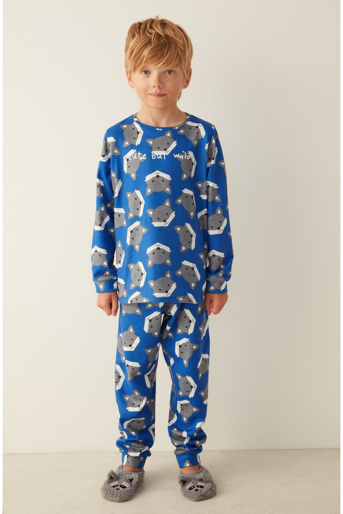 Saks Wolf Termal Pijama Takımı