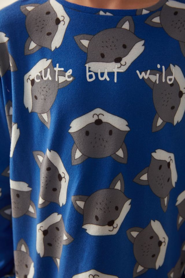 Saks Wolf Termal Pijama Takımı