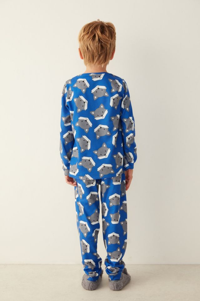 Saks Wolf Termal Pijama Takımı
