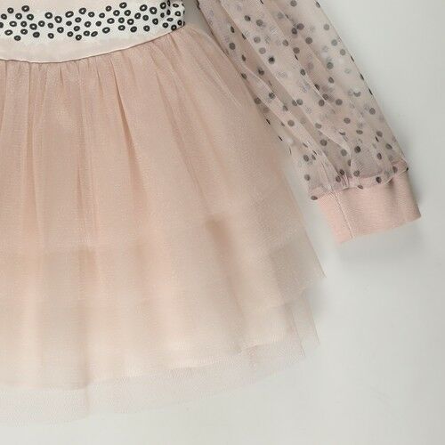 Baby Girl Sleeves and Skirt Tulle Evening Dress