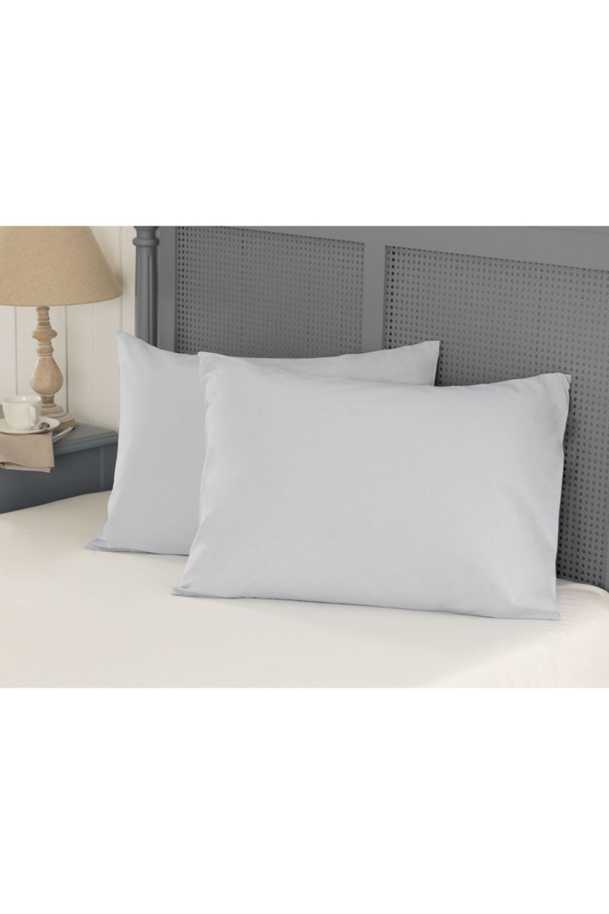 Manon Ranforce 2 Pillow Cover Set - Gray