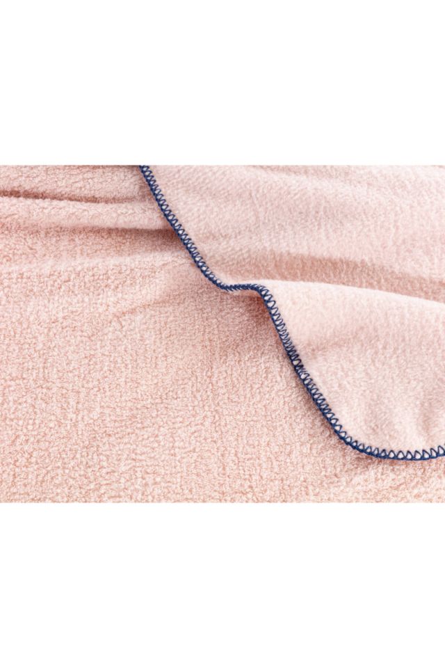 Claire Sherpa Double Plain Blanket Powder
