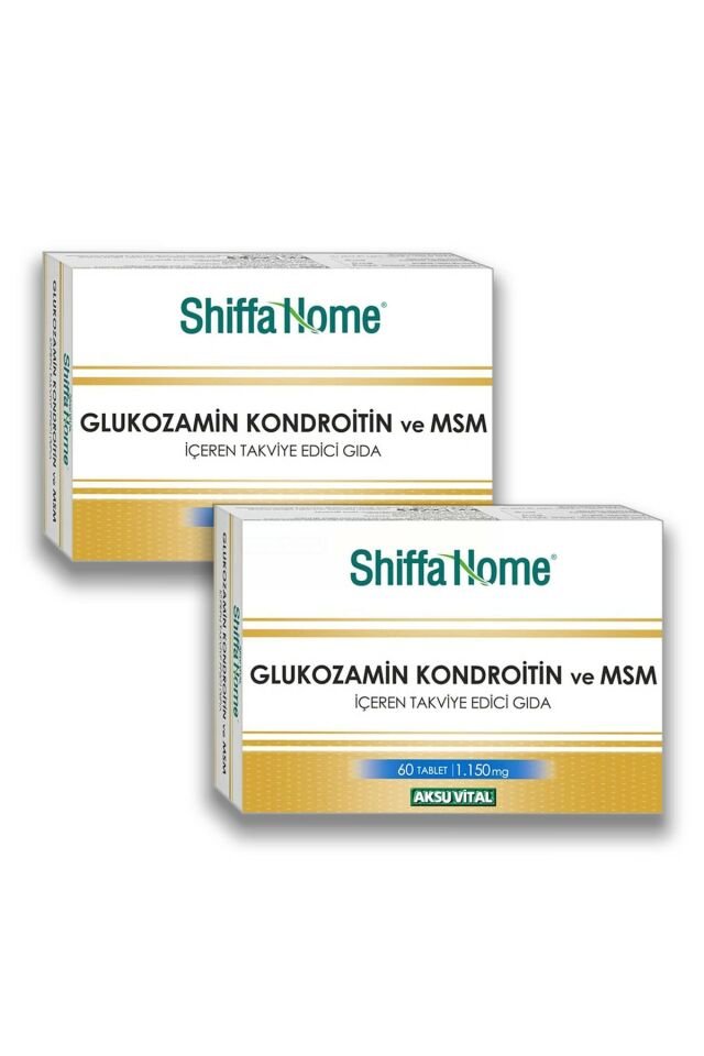Aksuvital Shiffa Home Glucosamine Chondroitine Msm 60 Tablets X 2 Pieces
