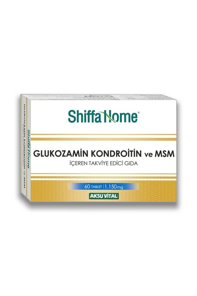 Aksuvital Shiffa Home Glucosamine Chondroitine Msm 60 Tablets X 2 Pieces