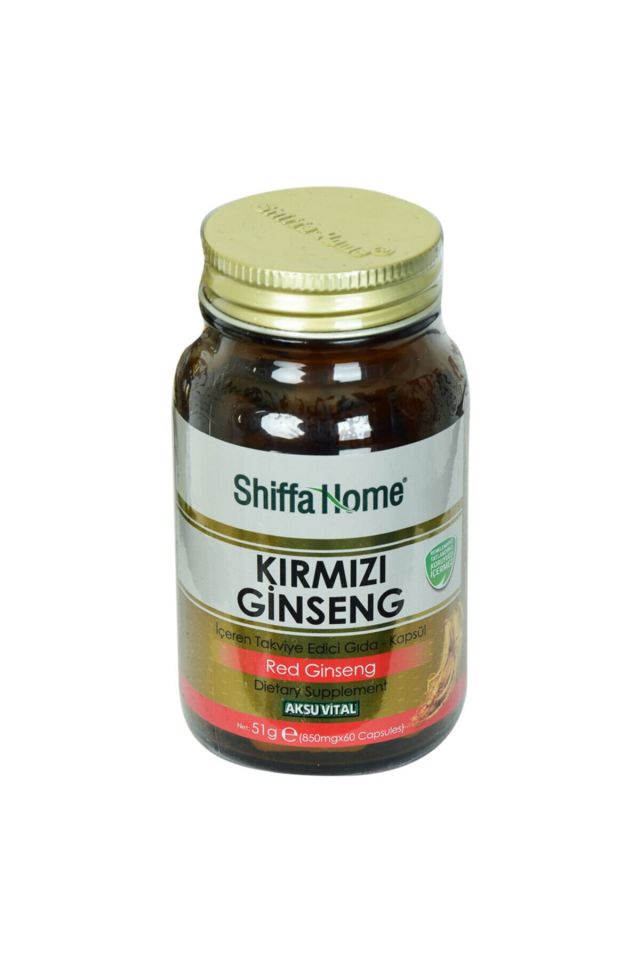 Shiffa Home Kırmızı Ginseng Diyet Takviyesi 850 mg X 60 Kapsül