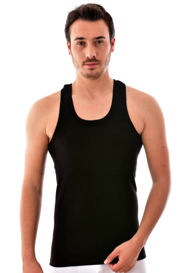 Men's Black 6 Pieces Passion Cotton Sports Athlete