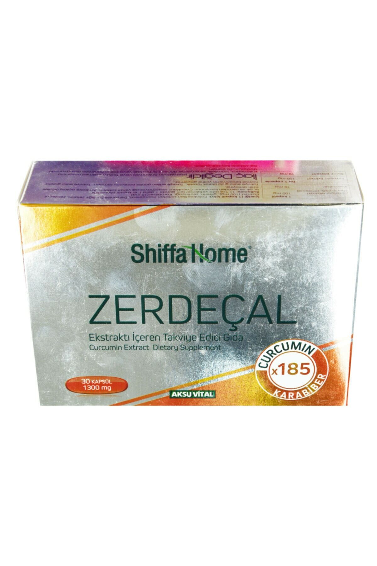 Shiffa Home Zerdeçal Ekstraktı Yumuşak 1300 mg x 30 Kapsül