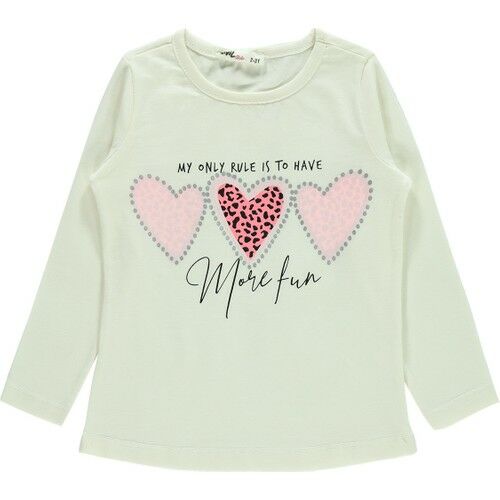 Civil Girls Girls' Sweatshirt Ages 2-5 Ecru