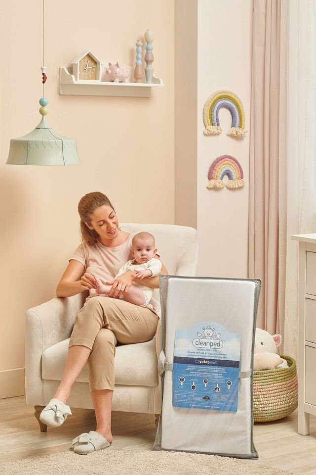 CLEANPED Hijyenik ve Pratik Alt Değiştirme Minderi 40x80cm