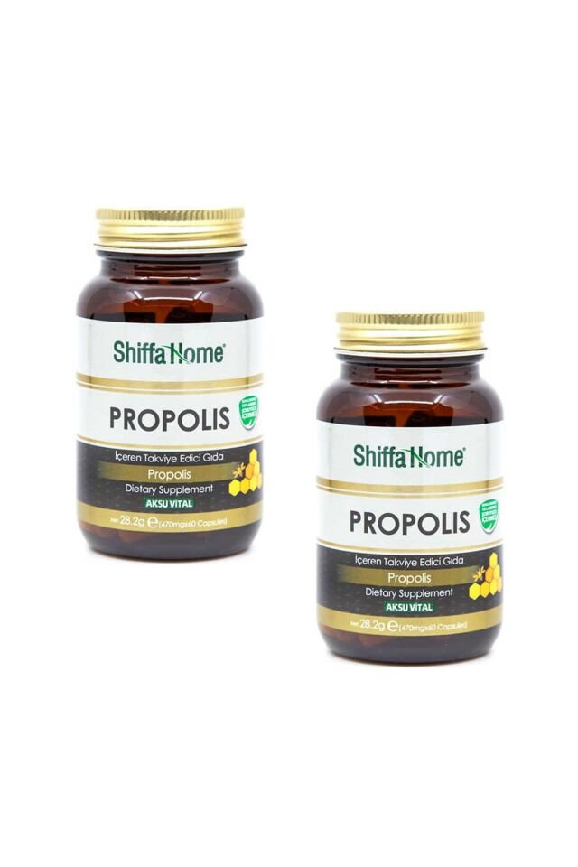 (AKSUVITAL) Propolis 470 Mg 60 Capsules X 2 Pieces
