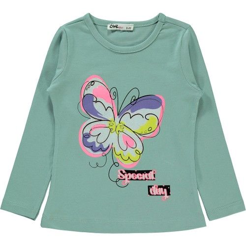 Girls Kız Çocuk Sweatshirt 2-5 Yaş Yeşil