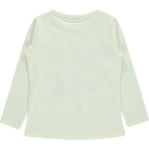 Girls Girls' Sweatshirt Ages 2-5 Ecru