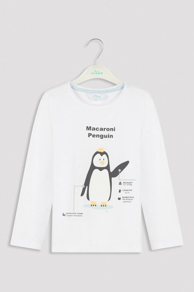 Çok Renkli U.macaroni Penguin Pijama Takımı