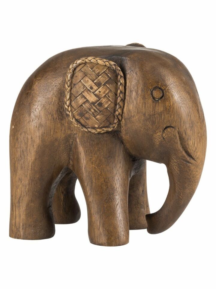 Elephant Wooden Decorative Object S