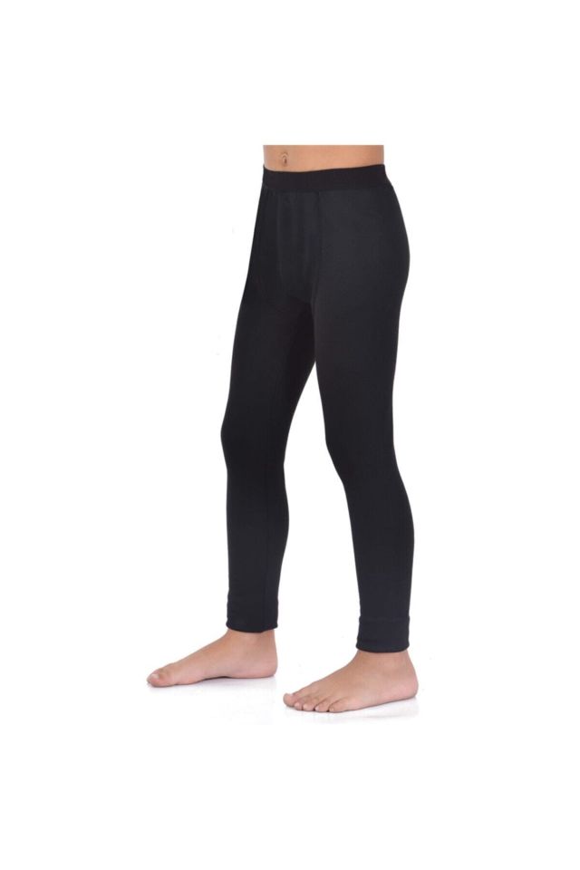 Boys Black Thermal Tights