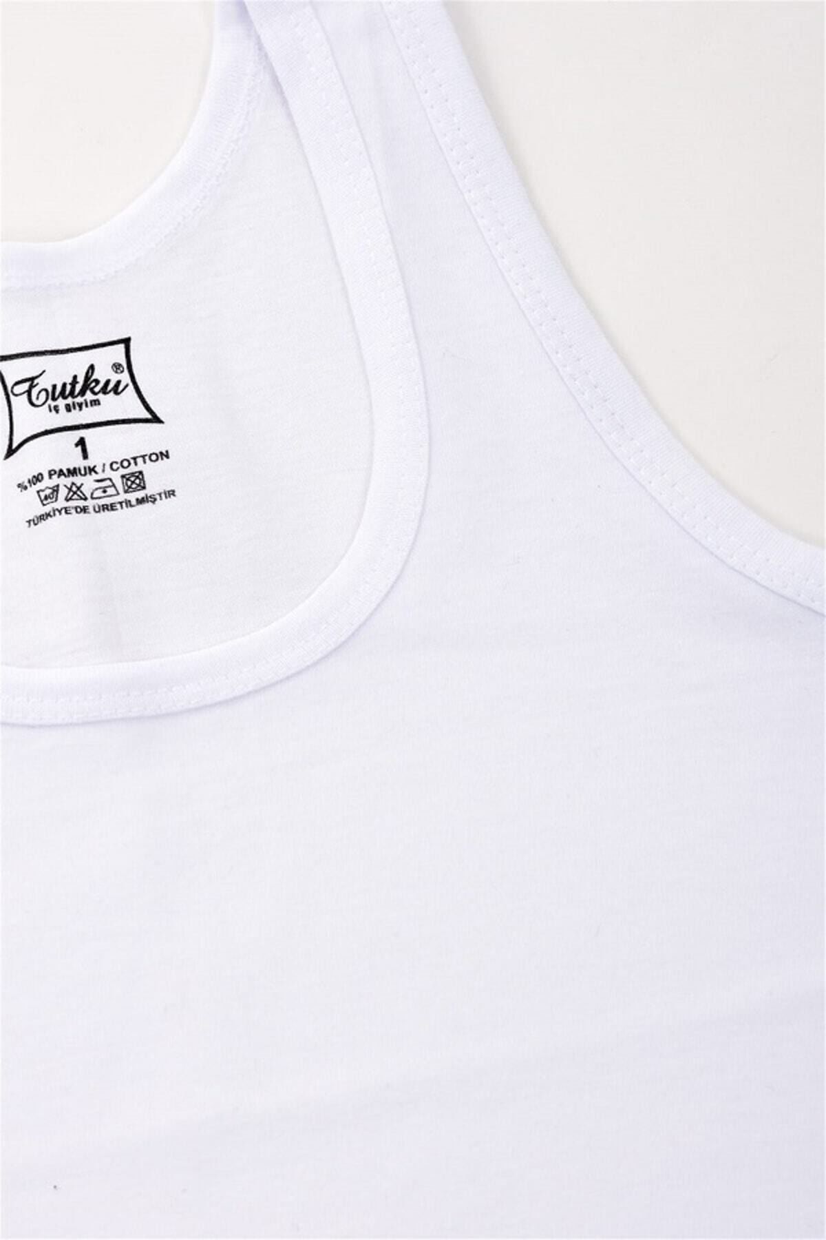 Boy's White Singlet - 6 Pack