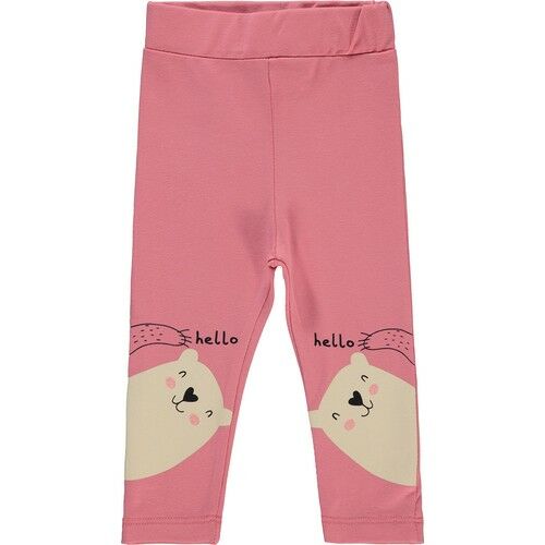 Baby Girl Tights 6-18 Months Coral