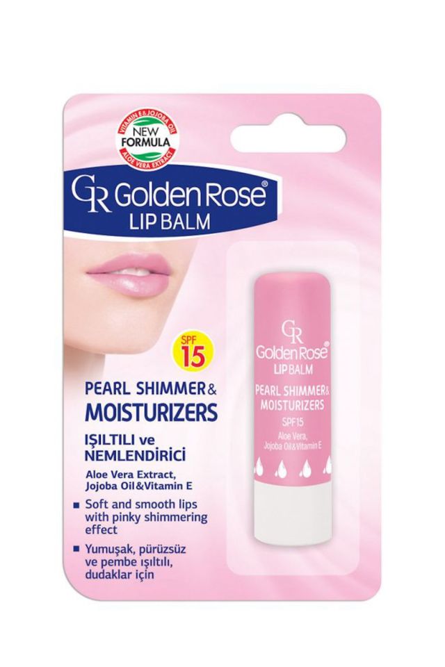 Golden Rose Shine Moisturizing Lip Balm Spf 15 No: 02