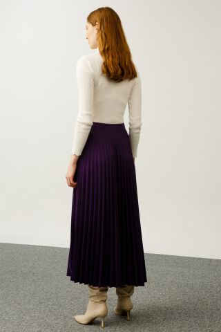 Ghisa Pleated Skirt PURPLE