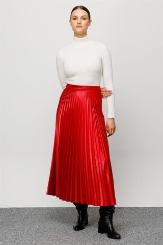 Ghisa Pilisole Skirt RED