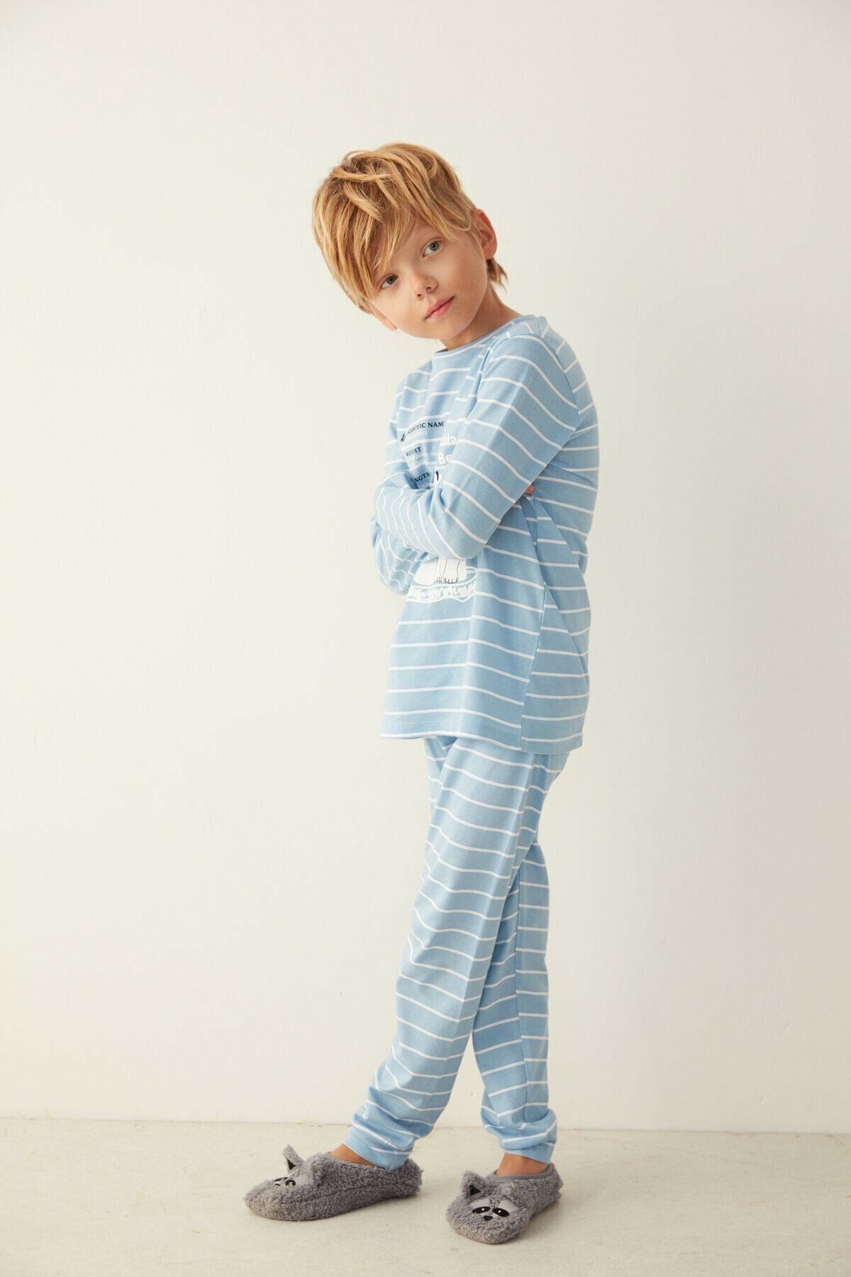 Light Blue B.polar Bear Pajamas Set