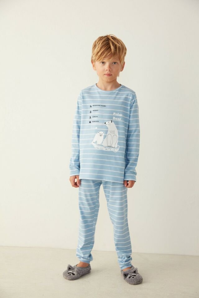 Açık Mavi B.polar Bear Pijama Takımı