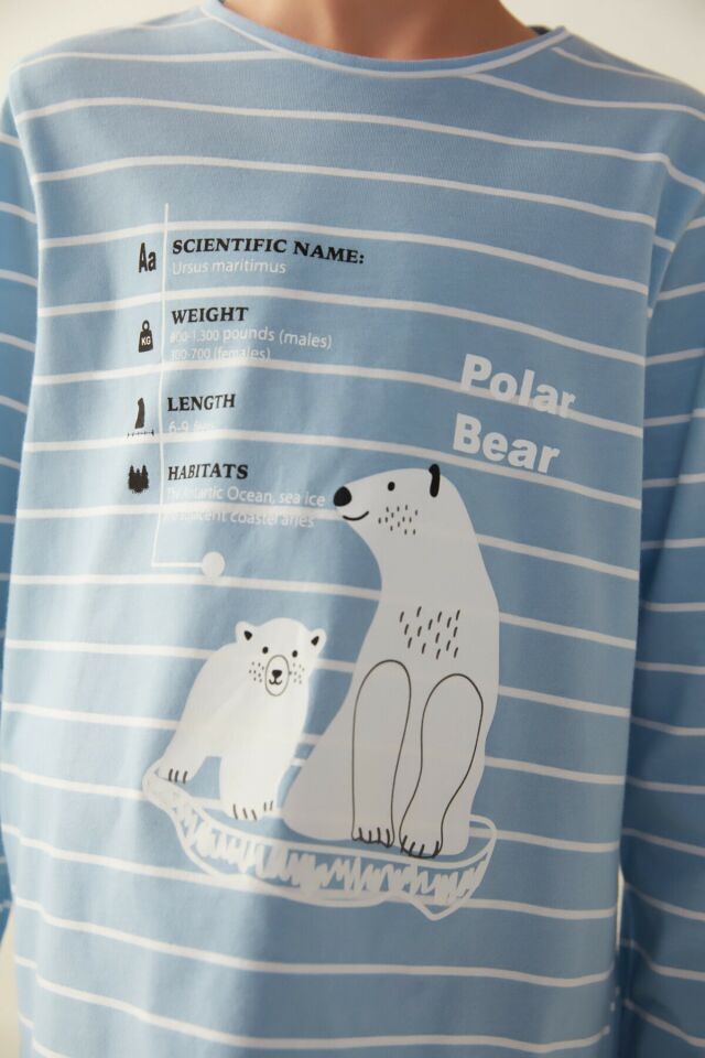 Açık Mavi B.polar Bear Pijama Takımı